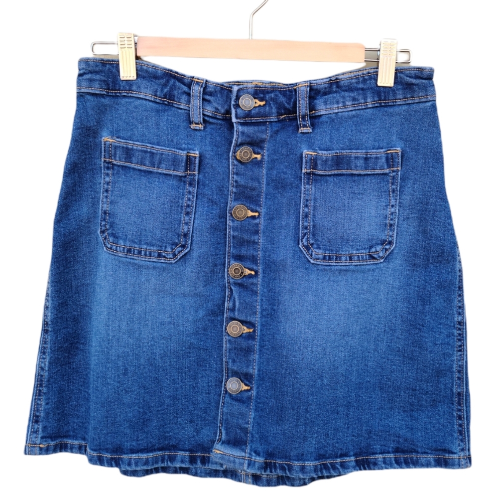 Gap Skirt | Gap Jean Skirt | Button Down Jean Skirt | Size 6 Jean Skirt